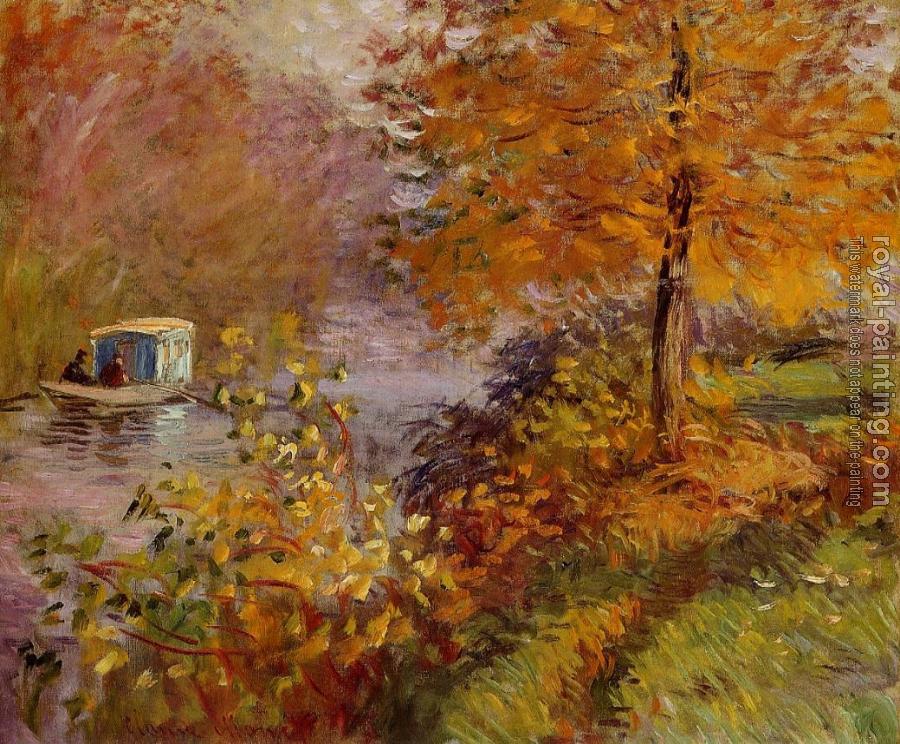 Claude Oscar Monet : The Studio Boat IV